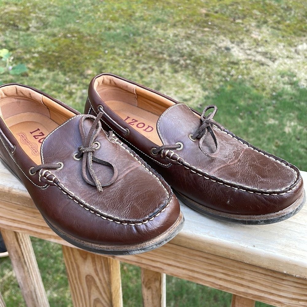 Izod Jetty Brown Loafer Size 10.5 - Picture 2 of 9